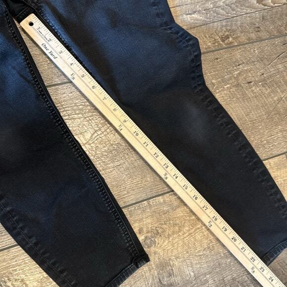 JEN7 by 7 For All Mankind Women's Ankle Skinny Jean Black Wash Size 8P - Picture 4 of 10